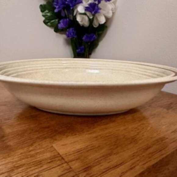 Royal Doulton Harvest Serving Bowl – Vintage Lambethware Floral Stoneware Made i - Picture 2 of 5